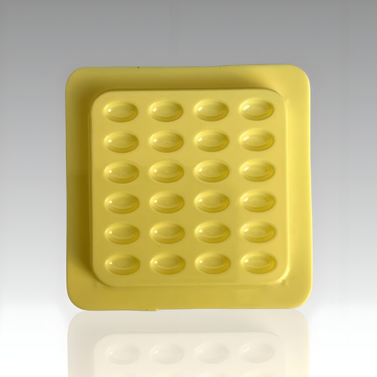 جای چسبی طلقی ساده (مربع)