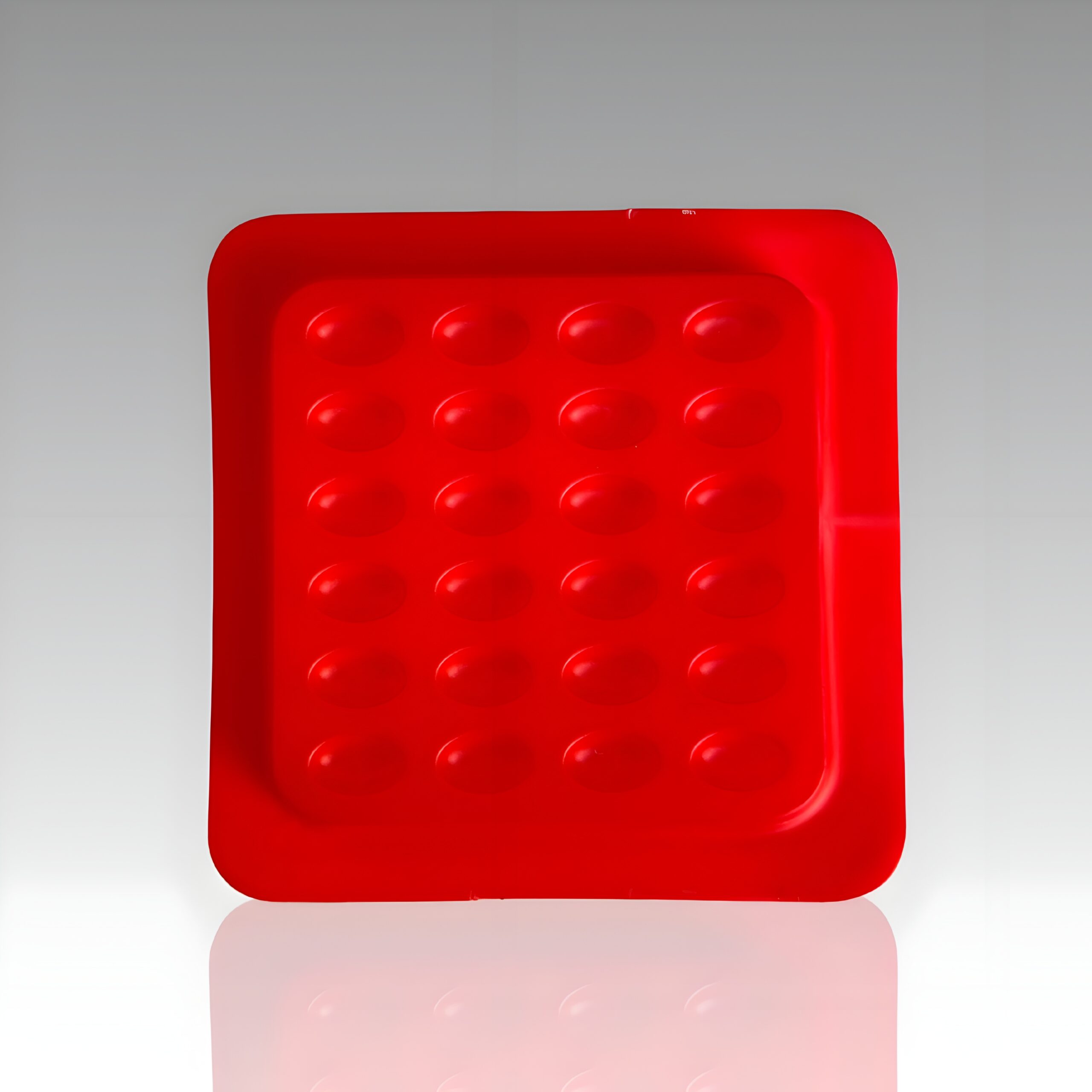 جای چسبی طلقی ساده (مربع)