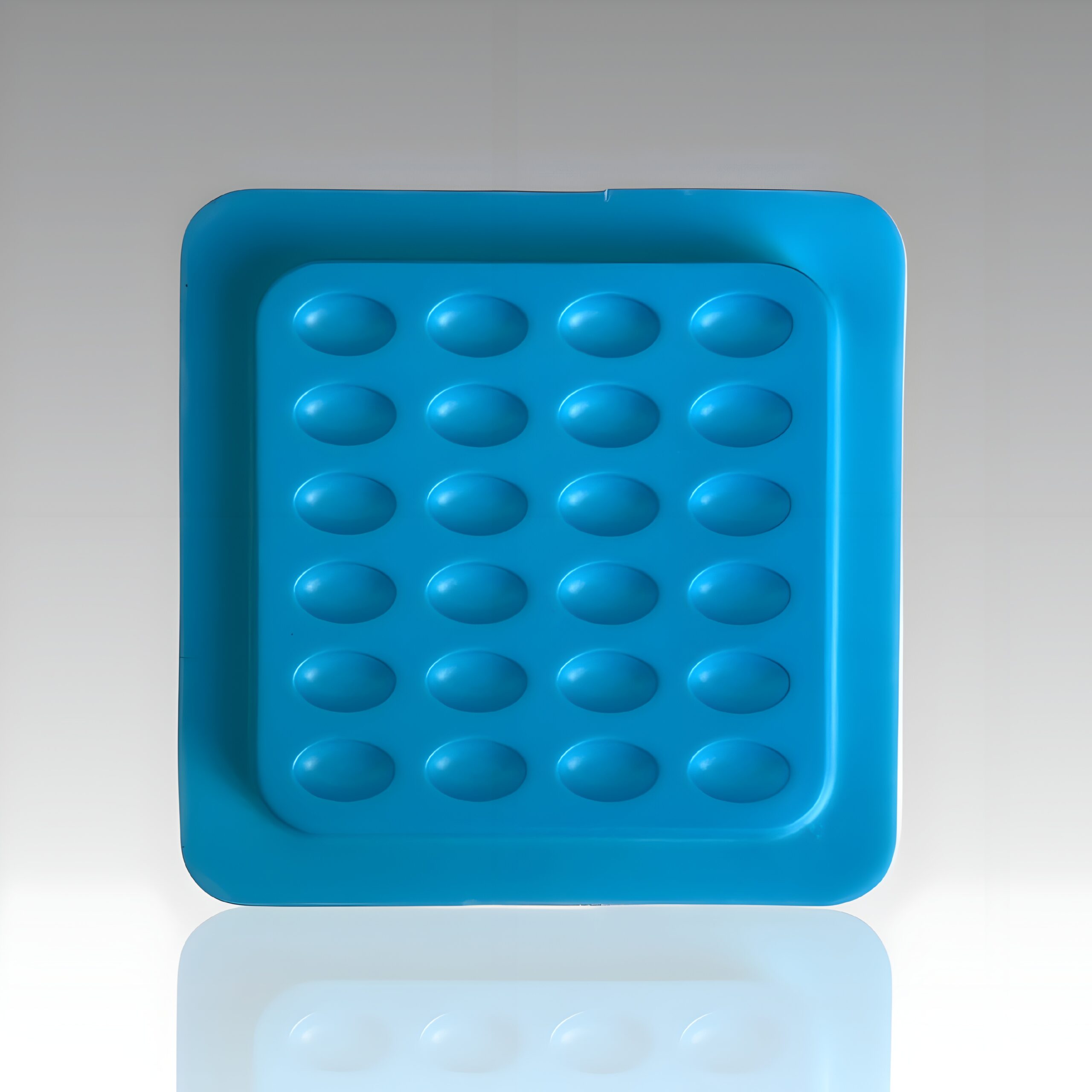 جای چسبی طلقی ساده (مربع)