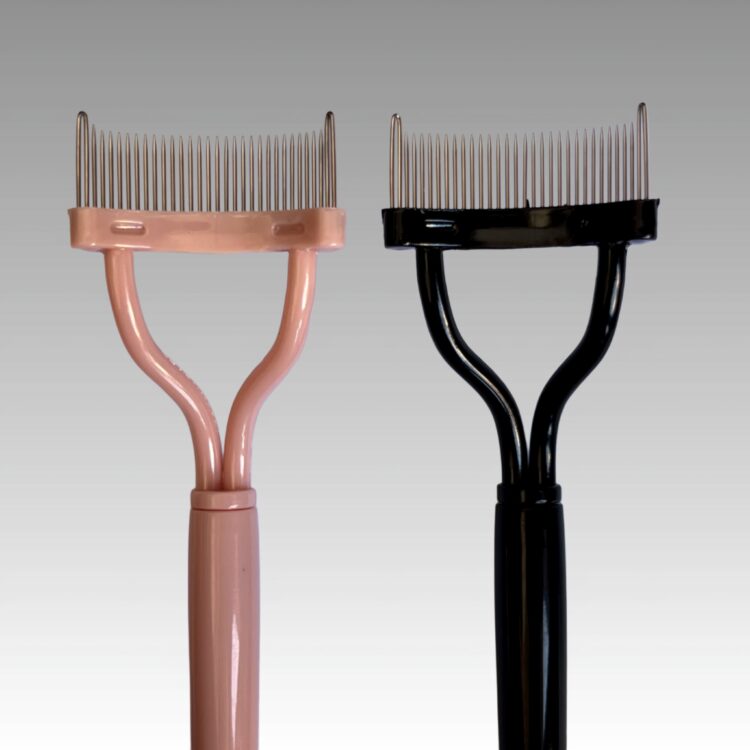 شانه مژه فلزی