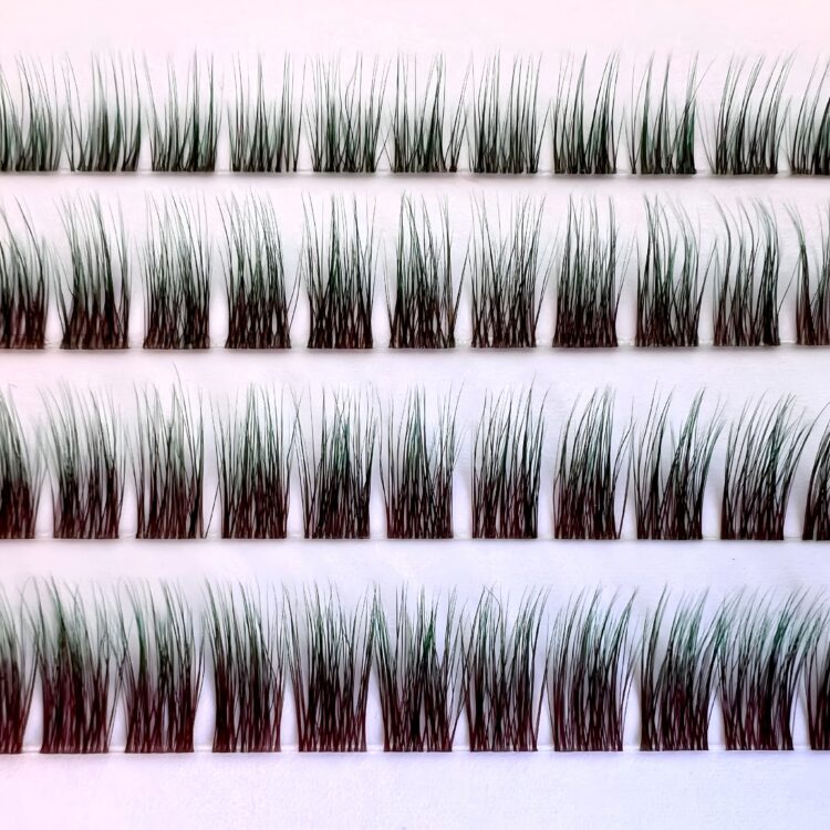 مژه سلنا آمبره (قهوه ای _ سبز)